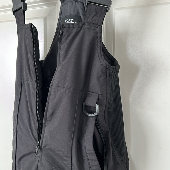 Kids Black Snow Bib - Size 10 - Picture 8 of 8